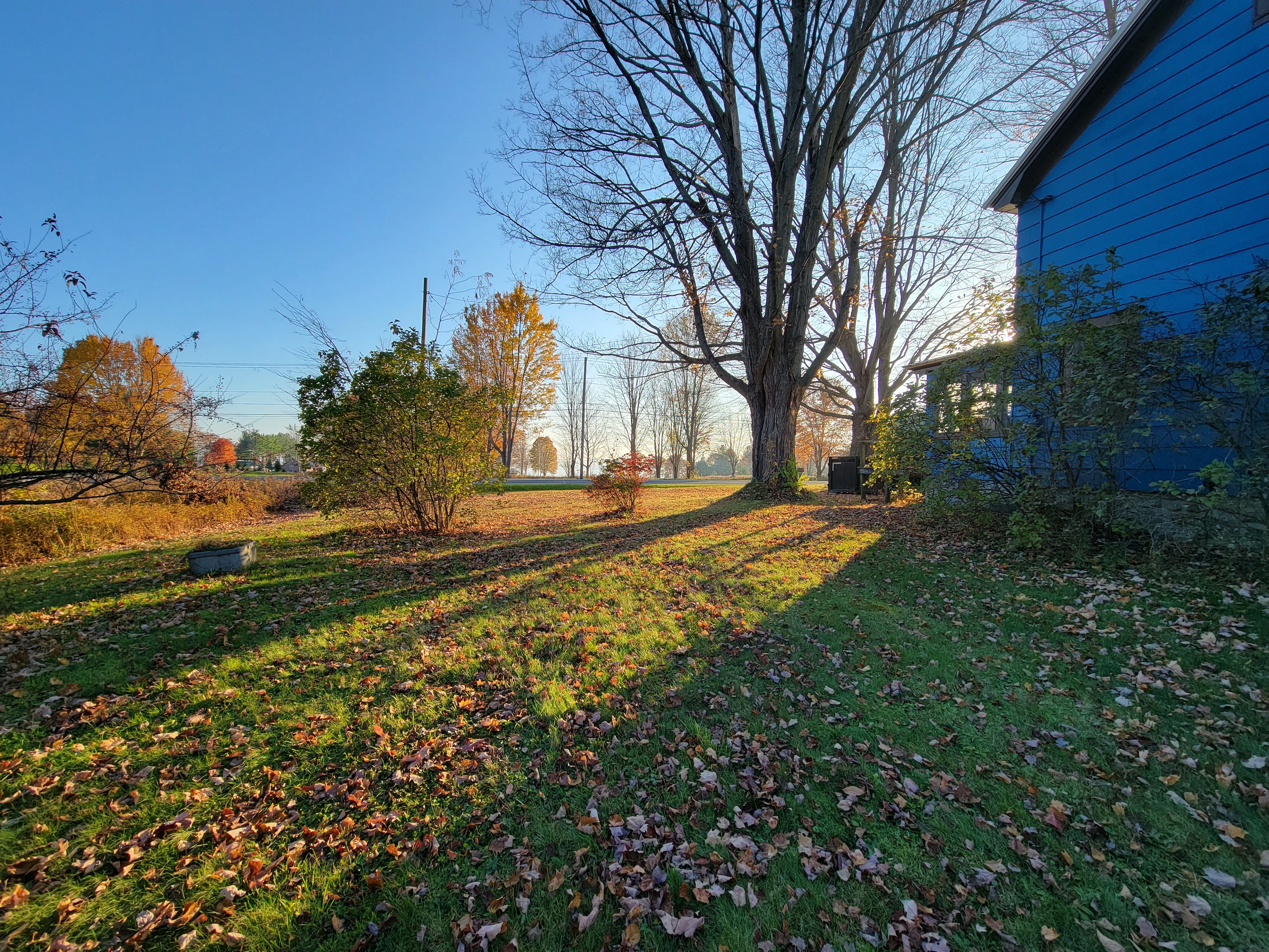 View from the south side, facing the lake